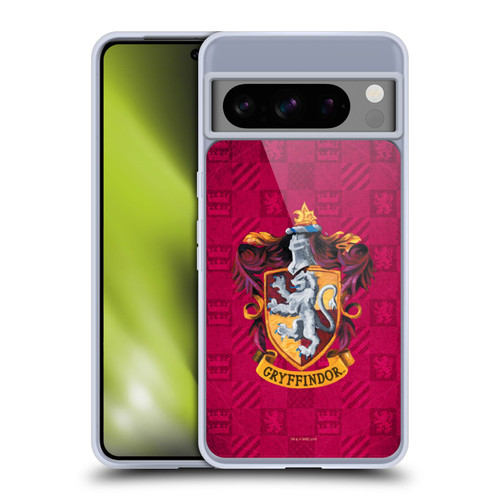 Harry Potter Prisoner Of Azkaban I Gryffindor Crest Soft Gel Case for Google Pixel 8 Pro