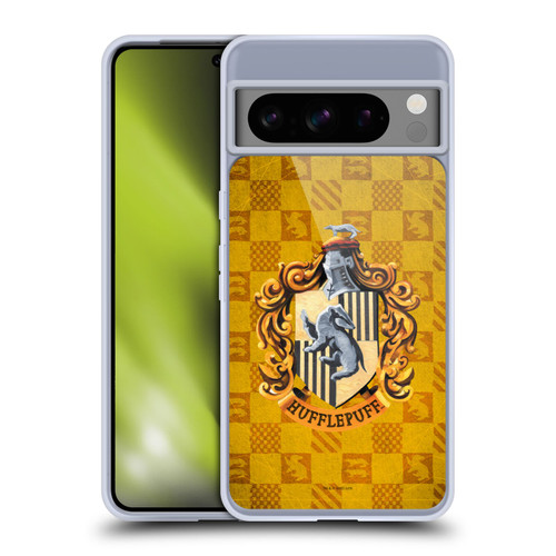 Harry Potter Prisoner Of Azkaban I Hufflepuff Crest Soft Gel Case for Google Pixel 8 Pro