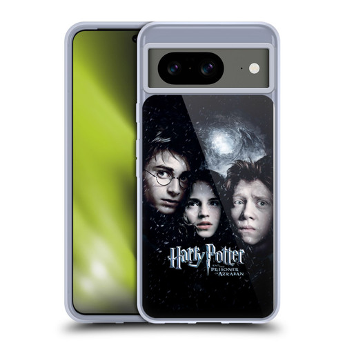 Harry Potter Prisoner Of Azkaban IV Ron, Harry & Hermione Poster 3 Soft Gel Case for Google Pixel 8