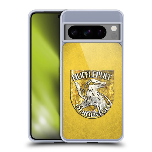 Harry Potter Prisoner Of Azkaban V Hufflepuff Quidditch Badge Soft Gel Case for Google Pixel 8 Pro