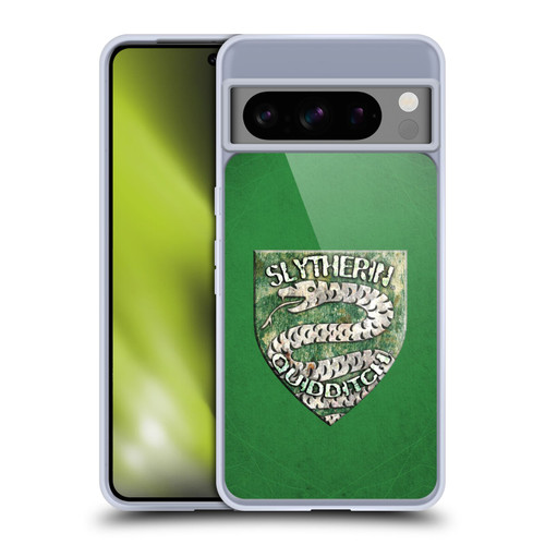 Harry Potter Prisoner Of Azkaban V Slytherin Quidditch Badge Soft Gel Case for Google Pixel 8 Pro