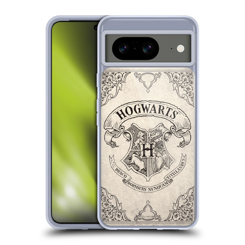 Harry Potter Sorcerer's Stone I Hogwarts Parchment Soft Gel Case for Google Pixel 8