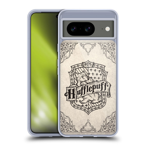 Harry Potter Sorcerer's Stone I Hufflepuff Parchment Soft Gel Case for Google Pixel 8