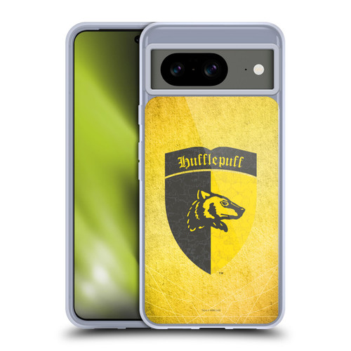 Harry Potter Sorcerer's Stone I Hufflepuff Crest Soft Gel Case for Google Pixel 8