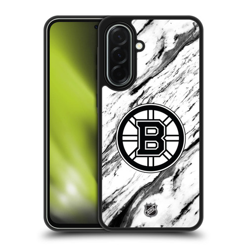 NHL Boston Bruins Marble Gel Armour Case For Samsung Galaxy A36 5G
