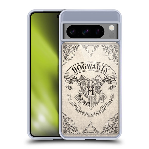 Harry Potter Sorcerer's Stone I Hogwarts Parchment Soft Gel Case for Google Pixel 8 Pro