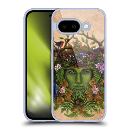 Brigid Ashwood Celtic Wisdom The Greenman Soft Gel Case for Google Pixel 9A