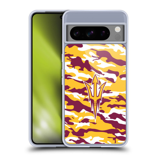 Arizona State University ASU Arizona State Art Camou Soft Gel Case for Google Pixel 8 Pro