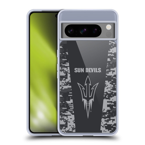 Arizona State University ASU Arizona State Art Digital Camou Soft Gel Case for Google Pixel 8 Pro