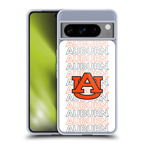 Auburn University AU Auburn University Art Typography Soft Gel Case for Google Pixel 8 Pro
