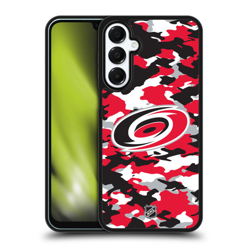 NHL Carolina Hurricanes Camouflage Gel Armour Case For Samsung Galaxy A16 5G
