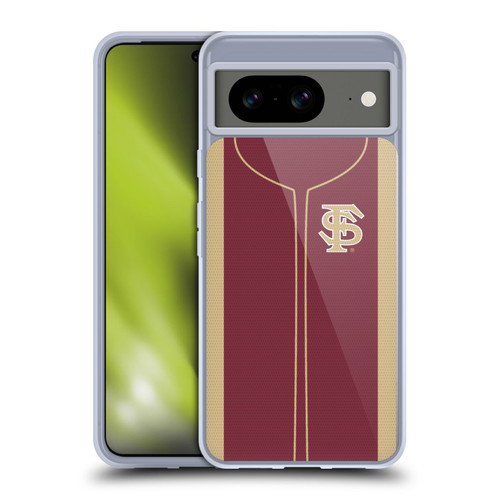 Florida State University FSU Florida State University Baseball Jersey Soft Gel Case for Google Pixel 8
