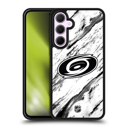 NHL Carolina Hurricanes Marble Gel Armour Case For Samsung Galaxy A35 5G