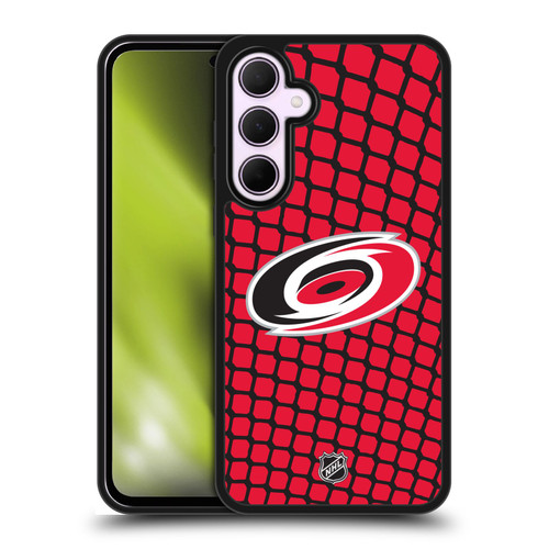 NHL Carolina Hurricanes Net Pattern Gel Armour Case For Samsung Galaxy A35 5G