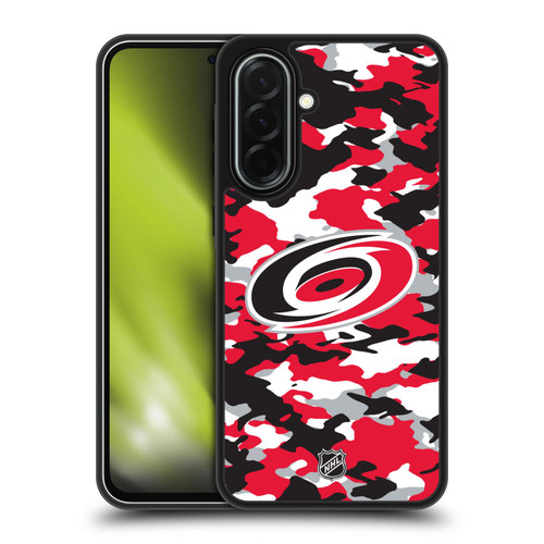 NHL Carolina Hurricanes Camouflage Gel Armour Case For Samsung Galaxy A36 5G
