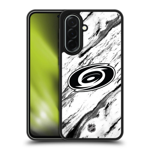NHL Carolina Hurricanes Marble Gel Armour Case For Samsung Galaxy A36 5G