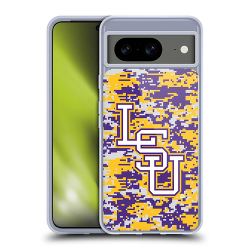 Louisiana State University LSU Louisiana State University LSU Digital Camouflage Soft Gel Case for Google Pixel 8