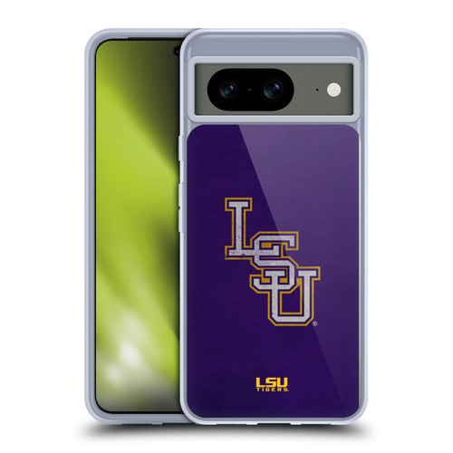Louisiana State University LSU Louisiana State University LSU Distressed Look Soft Gel Case for Google Pixel 8