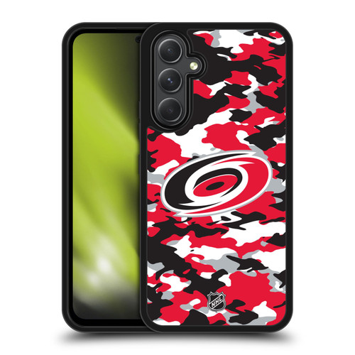 NHL Carolina Hurricanes Camouflage Gel Armour Case For Samsung Galaxy A54 5G
