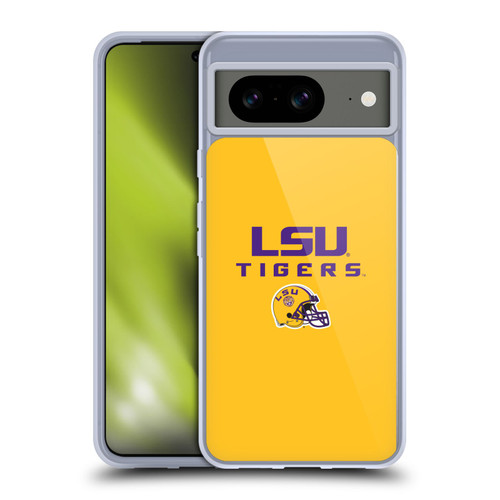 Louisiana State University LSU Louisiana State University LSU Helmet Logotype Soft Gel Case for Google Pixel 8