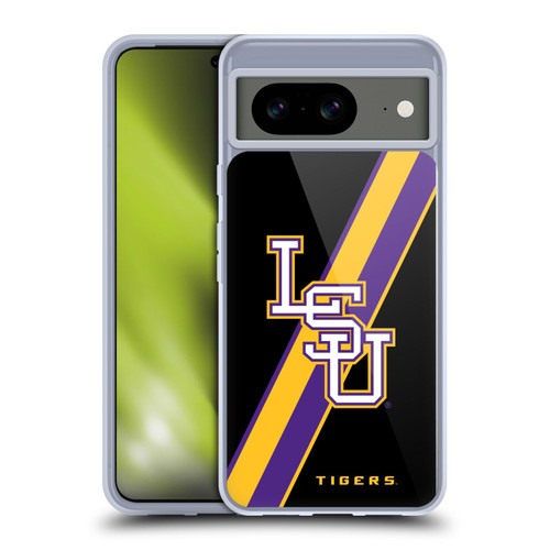 Louisiana State University LSU Louisiana State University LSU Stripes Soft Gel Case for Google Pixel 8