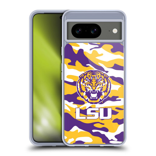 Louisiana State University LSU LSU Art Camou Soft Gel Case for Google Pixel 8