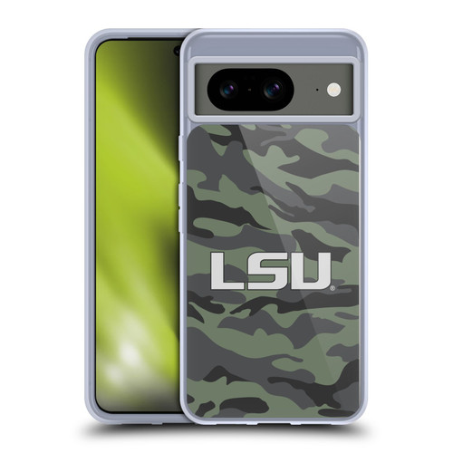 Louisiana State University LSU LSU Art Camou Mono Soft Gel Case for Google Pixel 8