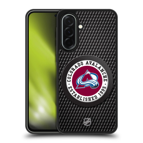 NHL Colorado Avalanche Puck Texture Gel Armour Case For Samsung Galaxy A36 5G