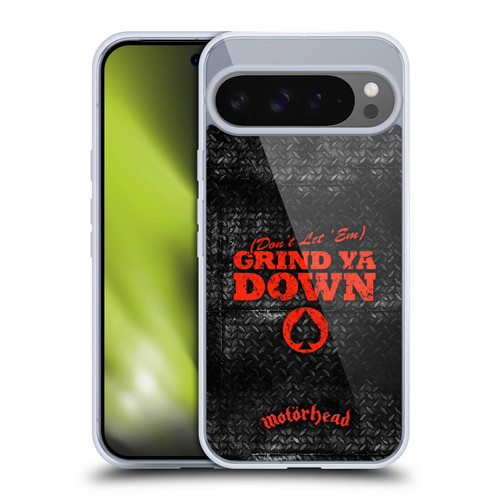 Motorhead Key Art Don't Let 'Em Grind You Down Soft Gel Case for Google Pixel 9 Pro XL