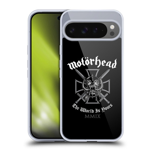 Motorhead Logo The World Is Yours Soft Gel Case for Google Pixel 9 Pro XL
