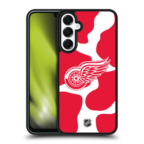 NHL Detroit Red Wings Cow Pattern Gel Armour Case For Samsung Galaxy A16 5G