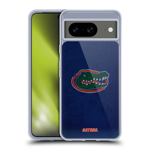 University Of Florida UF University Of Florida Distressed Look Soft Gel Case for Google Pixel 8
