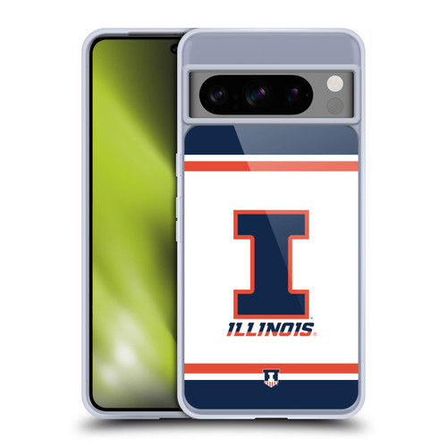 University Of Illinois U Of I University Of Illinois Art Graphics 1 Soft Gel Case for Google Pixel 8 Pro