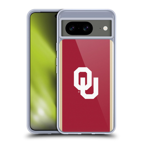 University of Oklahoma OU The University of Oklahoma Football Jersey Soft Gel Case for Google Pixel 8