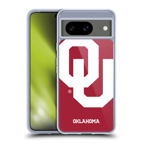University of Oklahoma OU The University of Oklahoma Oversized Icon Soft Gel Case for Google Pixel 8
