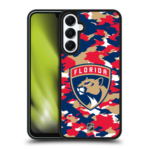 NHL Florida Panthers Camouflage Gel Armour Case For Samsung Galaxy A16 5G