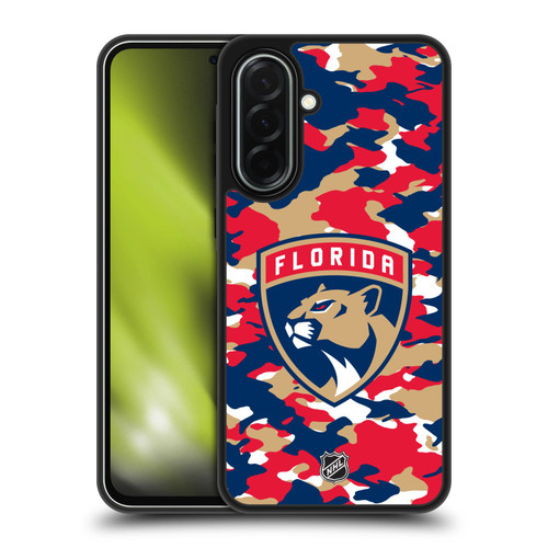 NHL Florida Panthers Camouflage Gel Armour Case For Samsung Galaxy A36 5G