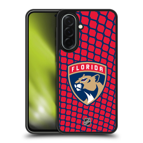 NHL Florida Panthers Net Pattern Gel Armour Case For Samsung Galaxy A36 5G