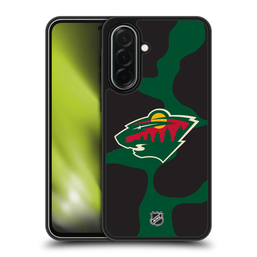 NHL Minnesota Wild Cow Pattern Gel Armour Case For Samsung Galaxy A36 5G