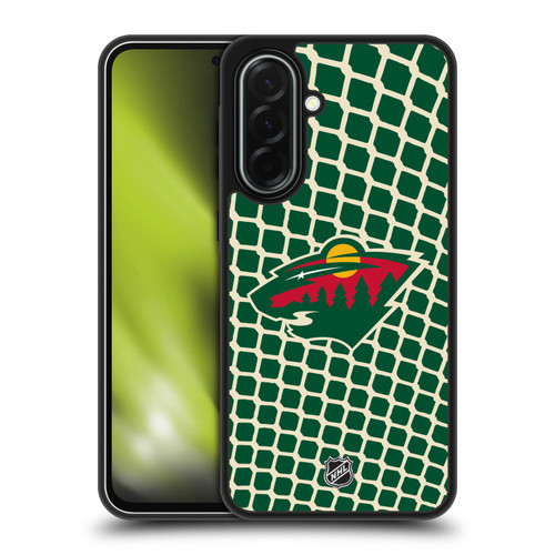 NHL Minnesota Wild Net Pattern Gel Armour Case For Samsung Galaxy A36 5G