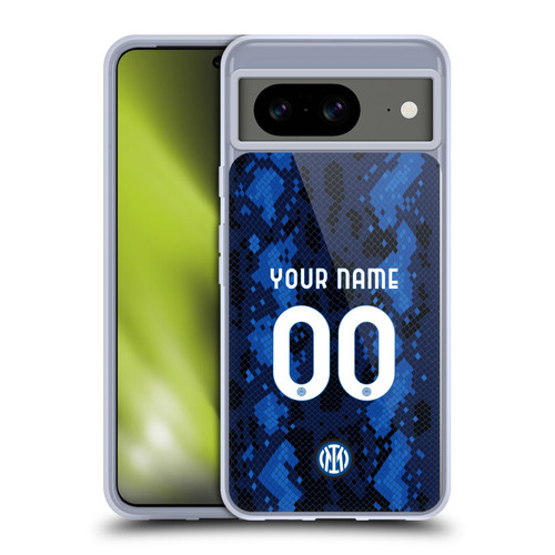 Custom Customised Personalised Inter Milan 2021/22 Crest Kit Home Soft Gel Case for Google Pixel 8
