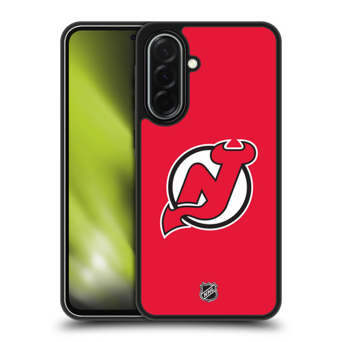 NHL New Jersey Devils Plain Gel Armour Case For Samsung Galaxy A36 5G