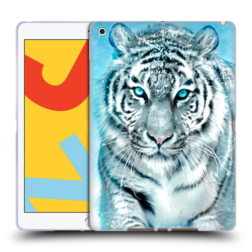 Aimee Stewart Animals White Tiger Soft Gel Case for Apple iPad 10.2 2019/2020/2021