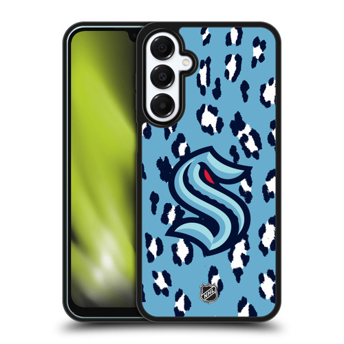 NHL Seattle Kraken Leopard Pattern Gel Armour Case For Samsung Galaxy A16 5G