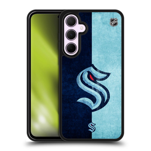 NHL Seattle Kraken Half Distressed Gel Armour Case For Samsung Galaxy A35 5G