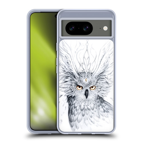 Jonas "JoJoesArt" Jödicke Wildlife Owl Soft Gel Case for Google Pixel 8