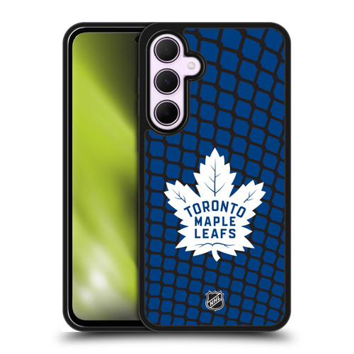 NHL Toronto Maple Leafs Net Pattern Gel Armour Case For Samsung Galaxy A35 5G