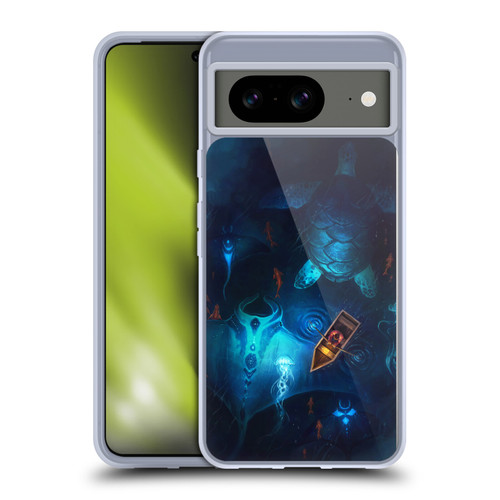 Jonas "JoJoesArt" Jödicke Wildlife 2 Night Fishing Soft Gel Case for Google Pixel 8