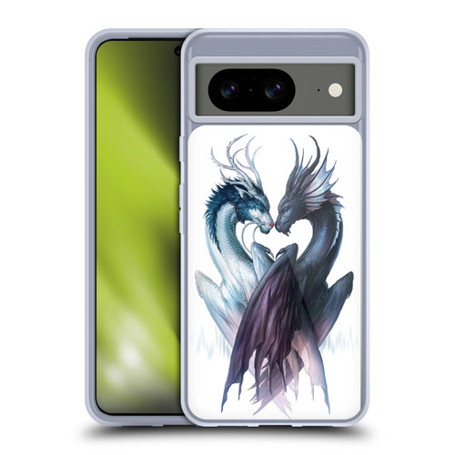 Jonas "JoJoesArt" Jödicke Wildlife 2 Yin And Yang Dragons Soft Gel Case for Google Pixel 8