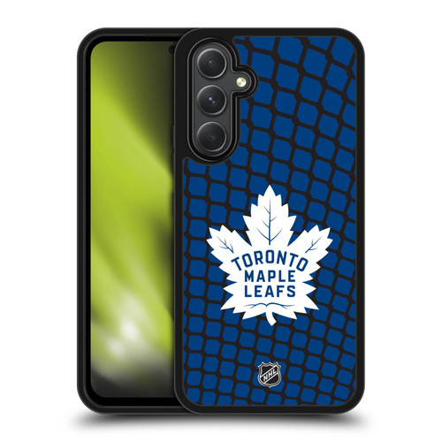 NHL Toronto Maple Leafs Net Pattern Gel Armour Case For Samsung Galaxy A54 5G